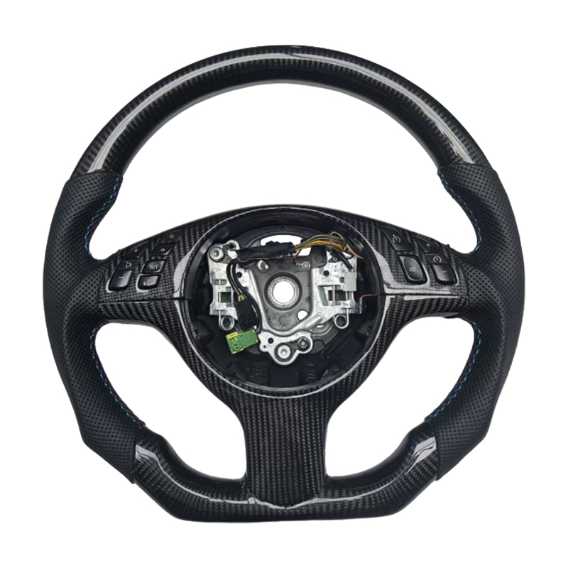 Carbon Fibre+Perforated Leather+M Stitching