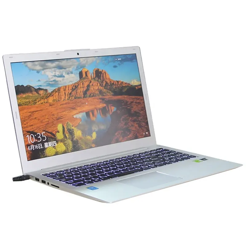 2020 baru kualitas terbaik 15.6 inch i7 IPS laptop 256GB SSD laptop pc komputer untuk bermain game