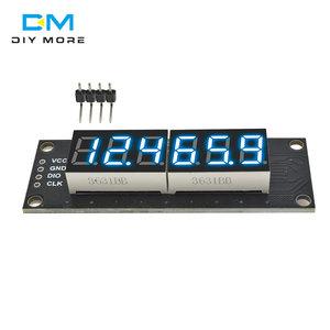 0,36 "6-stelliges 7-Segment TM1637 LED-Anzeige modul 0,36-Zoll-LED-Anzeige für Arduino DIY Rot Grün Blau Gelb Weiß