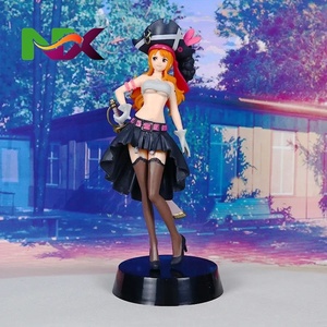 אנימה אחד peced דמויות nami שחור בגדים pvc פעולה דמות צעצועים מאנגה משחק סטודנטה מודל בובה ילדים צעצוע יום הולדת צעצוע מתנות יום הולדת