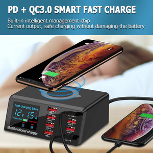 Quick Charge 3.0 USB Fast <strong>Charger</strong> 100W USB Hub Fast Charging Station for <strong>All</strong> Phone PD Fast Wireless Charging <strong>Charger</strong> - Product Image 3