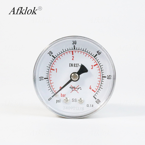 Thiết bị đo lường quy mô duy nhất trục kết nối 1/4npt 0-250 bar dầu điền cho các phép đo trong phòng thí nghiệm đo áp suất - Product Image 4