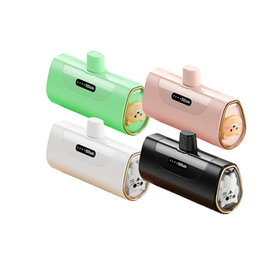 KC แบตเตอรี่สำรองขนาดเล็ก5000มินิแคปซูลแสดงผล LED ที่ชาร์จแบตแบบพกพาขนาดกะทัดรัดสำหรับ Apple 14 13 12 Samsung - Product Image 1