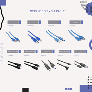 MCTS USB-C USB 3.1 ประเภท C ตัวเชื่อมต่อชาย USB 3.0 ประเภทสายเคเบิลข้อมูลชายสําหรับโทรศัพท์มือถือและเครื่องพิมพ์และฮาร์ดดิสก์ - Product Image 3