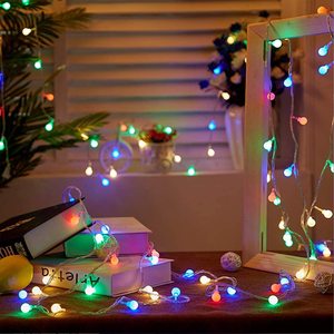 39 רגל 100 <span class=keywords><strong>Led</strong></span> כדור כדור פיות אורות מחרוזת תקע אורות חג המולד אורות קישוט חיצוני עמיד למים - Product Image 5