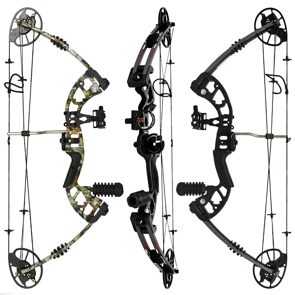 M125 Hunting Fishing Competition Compound Bow for shooting Archery Arrow 30-70lbs Aluminum Riser Laminated Limbs