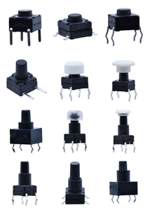 Kandens 6*6*12.5mm su geçirmez DIP dokunsal Push Button anahtarları 4 Pin 6x6mm dikey Tact anahtarı 4 P 6X6 PC Pin - Product Image 5