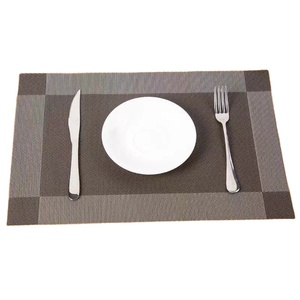 防滑垫餐垫PVC耐用餐桌编织垫框架Teslin杯垫 - Product Image 3