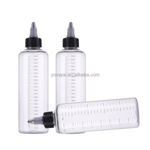 透明メジャースケール目盛り付きラインジュース30ml60ml 100ml 120ml 150ml 180ml 6 oz 4 oz2ozクリアPETツイストキャッププラスチックボトル - Product Image 1