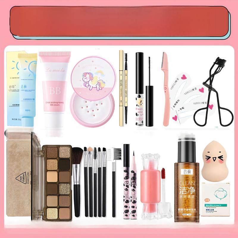 15 piezas de maquillaje básico y suave