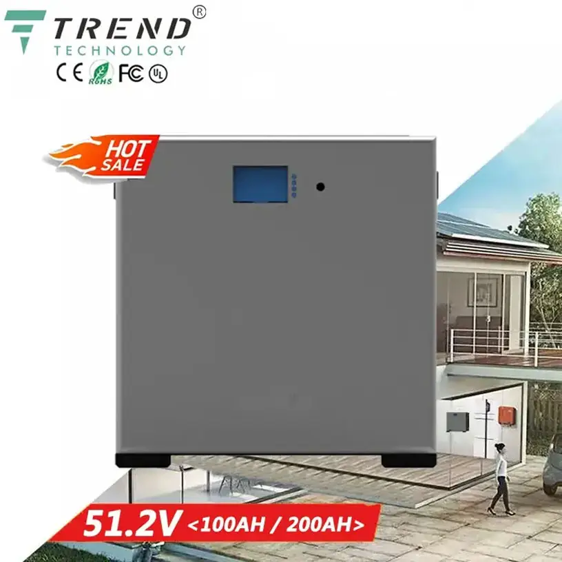 TREND Off Grid Power Solargenerator Diesel Panels ysteme Lifepo4 150Ah Batterie pack für zu Hause 10Kwh