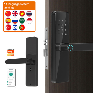 Serratura intelligente della porta con impronta digitale a semiconduttore di alta qualità Wifi Tuya APP controllo Ic Card Password intelligente serratura della porta - Product Image 2