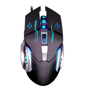 Miglior 2400dpi ottico USB cablato Mouse da gioco programmabile retroilluminato universale ufficio casa Desktop Computer portatile rifornito - Product Image 1