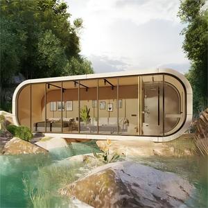 <strong>S</strong>&amp;H SPACE Ready Office 40&quot; Container Office Two-storey Construction Real Estate Container Style <strong>Houses</strong> with Solar System - Product Image 4