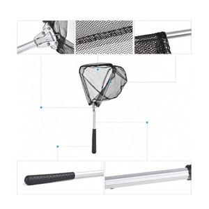 New Design Portable Aluminum Landing <strong>Net</strong> Small Size with PE <strong>Net</strong> for Stream Fishing Outdoor Plays - Product Image 5