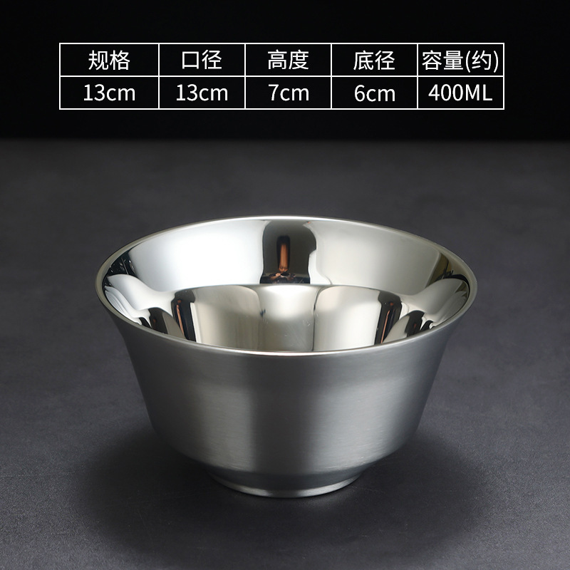 13cm Diamond Bowl (Silver)