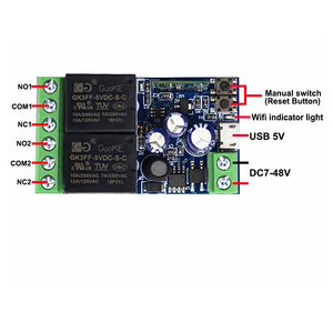 EWeLink Smart telecomando Wifi modulo interruttore Wireless 2CH 1 sistema di automazione degli edifici con inanking autobloccante ricevere i relè 10A - Product Image 6