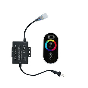 WS2811 LED koşu işık kontrolörü 2.4G RF dokunmatik uzaktan kumanda ile LED piksel SPI denetleyici WS2812B ile uyumlu - Product Image 6