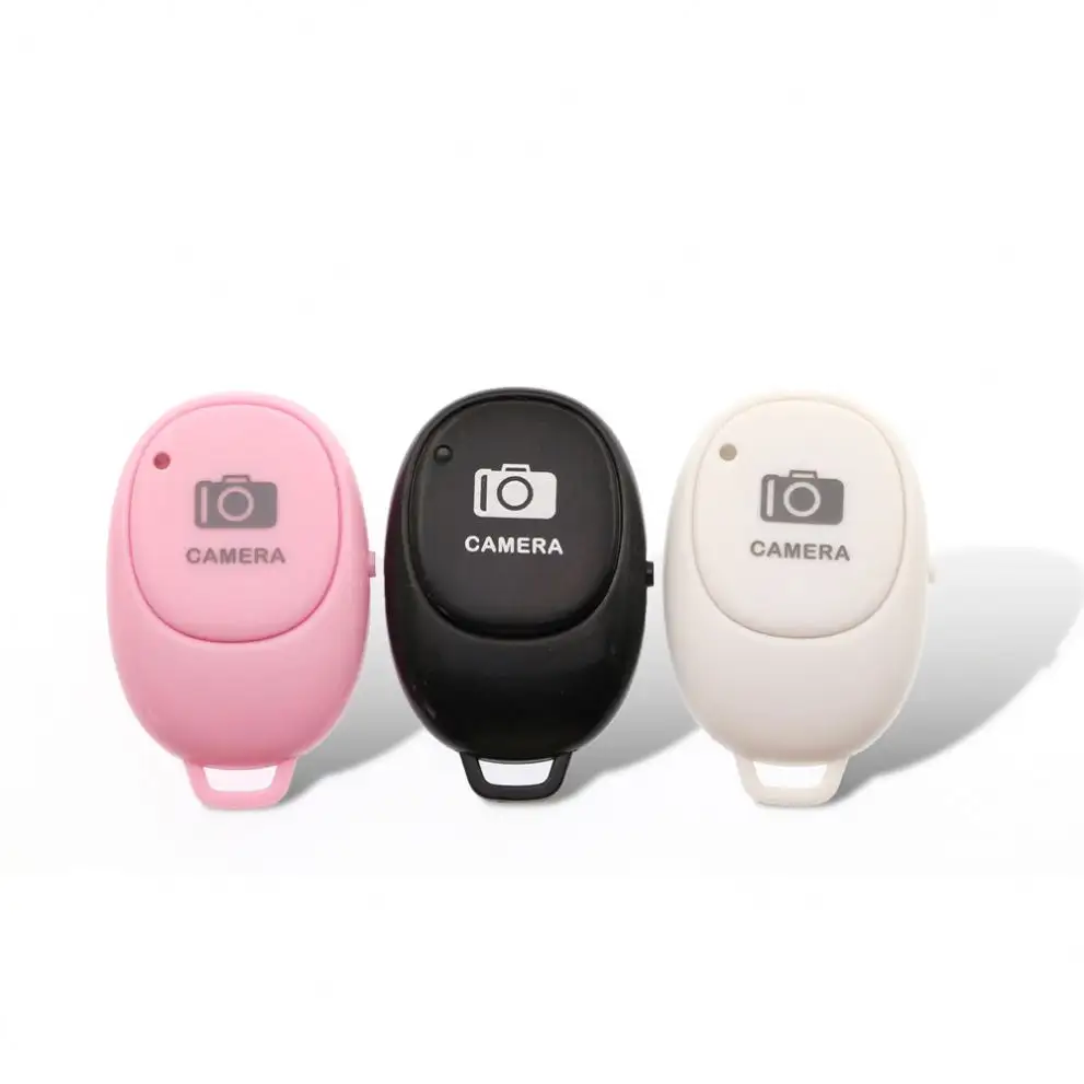 Botão de liberação do obturador, selfie, acessório para controle de câmera, adaptador com botão remoto de dente azul para iphone e android