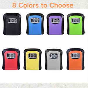 Cheap Plastic Wall <strong>Mounted</strong> 4 Digit Security Waterproof Combination Outside Key Lock Box <strong>Hide</strong> a Key Card - Product Image 3