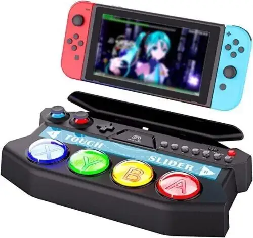 PG-SW056 Controller di gioco per Nintend Switch/Lite con Touch Bar LED Light Game Hatsune Mikus Project DIVA MEGA39s Gamepad