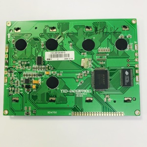 工場LCDイエローグリーンスクリーンブルー128*64文字バックライト付きLCDディスプレイモジュールボードlcd12864 - Product Image 4