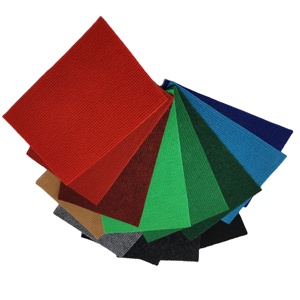 Naald Punch Polyester Outdoor Vilt Blauw En Wit Streep Tapijt <span class=keywords><strong>Foam</strong></span> Latex Backing Voor Evenementen Oosterse Tapijt Traptreden - Product Image 5