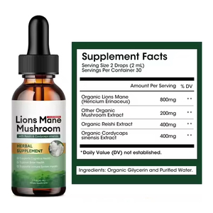 Kräuter ergänzung für die Gehirn funktion | Boost Energy | Gedächtnis Ginseng mit Ashwagandha | Ele uthero und Maca Drops - Product Image 2