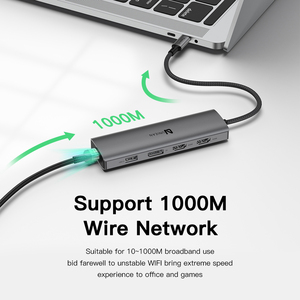 UNIEAN Wholesale Usb C Hub 3.0 10 in 1 <strong>Adapter</strong> Docking Station Type C Usb Hub 4 Ports <strong>8</strong> in 1 Usb C Hub for Macbook Pro - Product Image 5