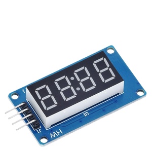 TM1637 modulo Display a LED per 7 segmento 4 bit 0.36 pollici orologio anodo rosso tubo digitale quattro Driver seriale Board Pack - Product Image 1