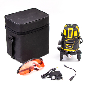 ロータリーレベリング5ラインレーザーレベル360度グリーン水平垂直手動レーザースピリットレベル - Product Image 3