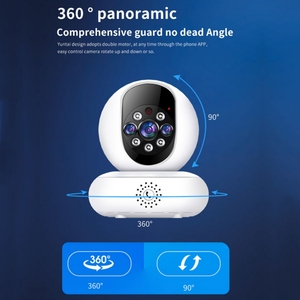 Factory Wholesale 5G Dual Bnad Wifi Security <strong>Camera</strong> Voice <strong>Intercom</strong> Night Vision Motion Detection Tracking CMOS Mobile <strong>Monitor</strong> - Product Image 4