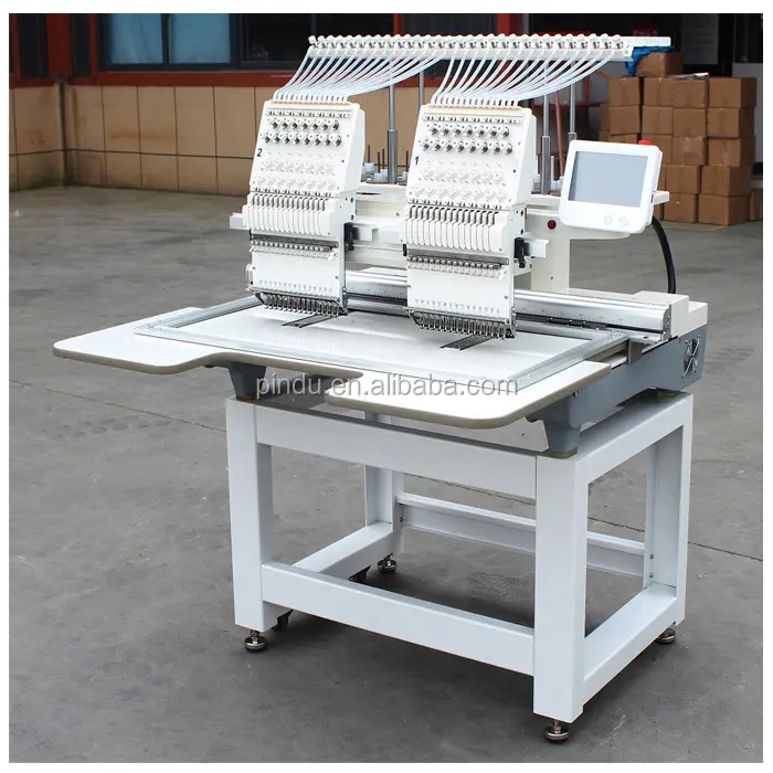 Máquina de bordado industrial, máquina para bordar camisetas de un solo cabezal