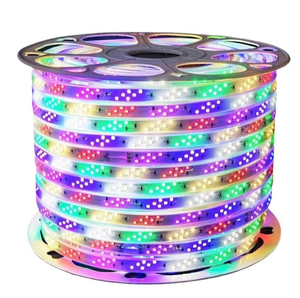 Tira de luces LED RGB de 1m Smart COB 5050/2835 con control remoto a través de la aplicación o WiFi, entrada de 5V para cuerdas de luz de cuerpo PCB de coche - Product Image 4
