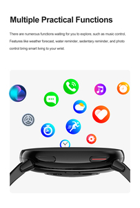 Đồng hồ thông minh AMOLED 1.43 inch W08A Unisex, hỗ trợ Android, NFC, sạc không dây, chống nước IP68, theo dõi giấc ngủ và nhịp tim dành cho 5-10 tuổi - Product Image 4