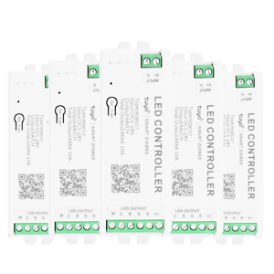 Новый 5V-24V 6A/CH Zigbee контроллер с кнопкой сброса светодиодный контроллер TUYA приложение Smart Dimming поддерживает различные умные аудио - Product Image 5