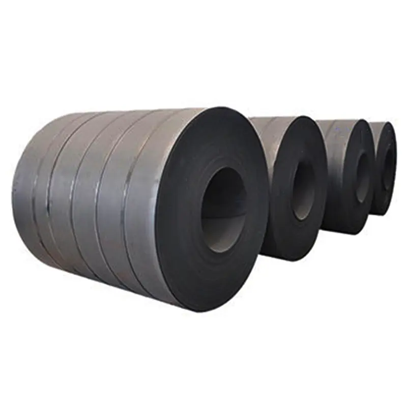Fornitura produttori di cina a caldo rollled a36 q195 q235 q355 ss400 1 ~ 12m nero acciaio ad alto tenore di carbonio bobina di metallo 6mm di spessore