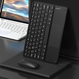Teclado inalámbrico portátil delgado de 10 pulgadas personalizado con teclado inalámbrico Magic Trackpad para tableta/teléfono inteligente nuevo producto - Product Image 4