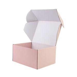 Bán buôn tùy chỉnh in màu hồng cá nhân đăng ký bưu phẩm vận chuyển hộp giấy gửi thư quà tặng bao bì các tông hộp bưu phẩm - Product Image 4