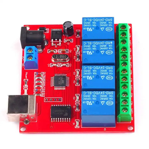 4-Kanal 4CH 4-Wege DC 5V 12V USB-Relais modul Programmier barer Computer PC Intelligenter SPS-Steuer relais schalter - Product Image 3