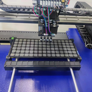 Küçük ve orta ölçekli PCB üretim elektroniği yakala ve yerleştir makinesi için 6 kafalı otomatik tezgah üstü SMT üretim makineleri - Product Image 5
