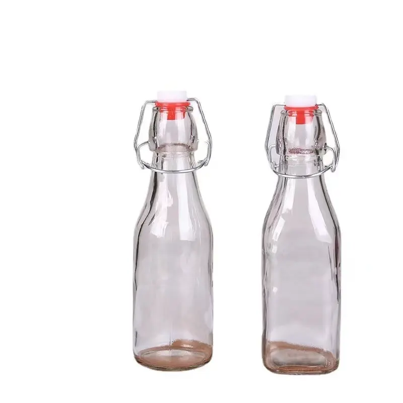 Halloween 16 oz Drink Juice Swing Top bottiglia di vetro con tappo per la festa