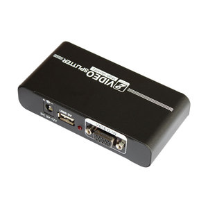 <strong>VGA</strong> Distributor One <strong>Splitter</strong> Two Way <strong>1</strong> Minute <strong>2</strong> HD Computer Frequency Divider <strong>1</strong> in <strong>2</strong> out Screen <strong>Splitter</strong> - Product Image 4