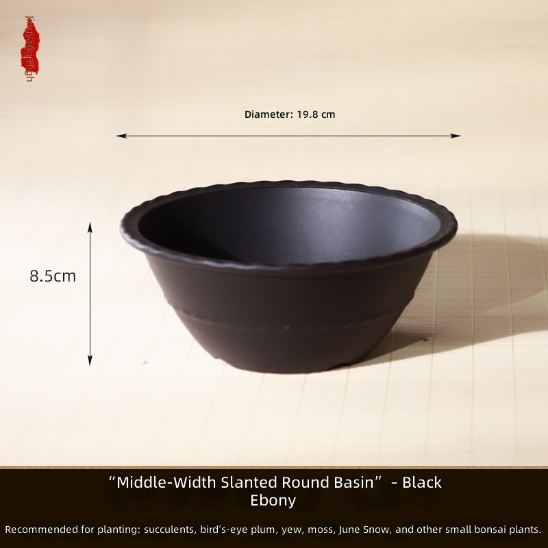 Resin-diameter 19.8 mm height 8.5 cm-jet black