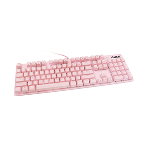 Ajazz Pink Mechanical Gaming <strong>Keyboard</strong> Blue Switch 104 <strong>Keys</strong> US Layout QWERTY Cute Led Light Gamer Mechanical <strong>Keyboard</strong> - Product Image 4