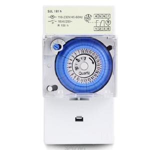 SUL181H Timer Meccanico Timer Interruttore 220V 16A 24H 8 Impostazioni Manuale/Auto Controller - Product Image 1