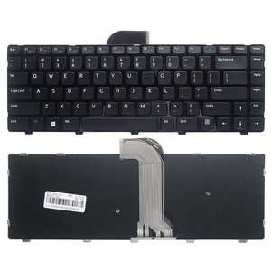 Teclado para laptop br ru ar la us, inspiron dell 14 3421 3437 14r 5421 5437 para substituição e reparo