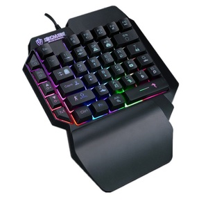 <strong>Portable</strong> Mini Gaming Keypad with Backlit One-Handed <strong>Control</strong> Compatible with PC PS4 for Xbox for Gamers and Mice Users - Product Image 1