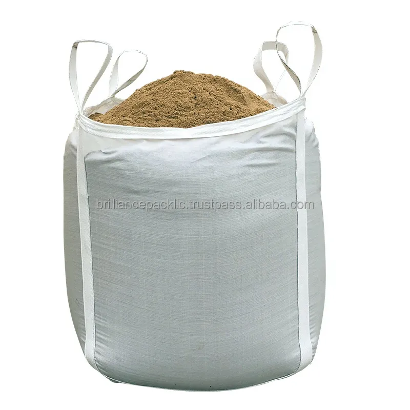 manufacture UV protection 100% pp virgin resin 500kg 1000kg 1500kg 2000kg FIBC jumbo bag for cement