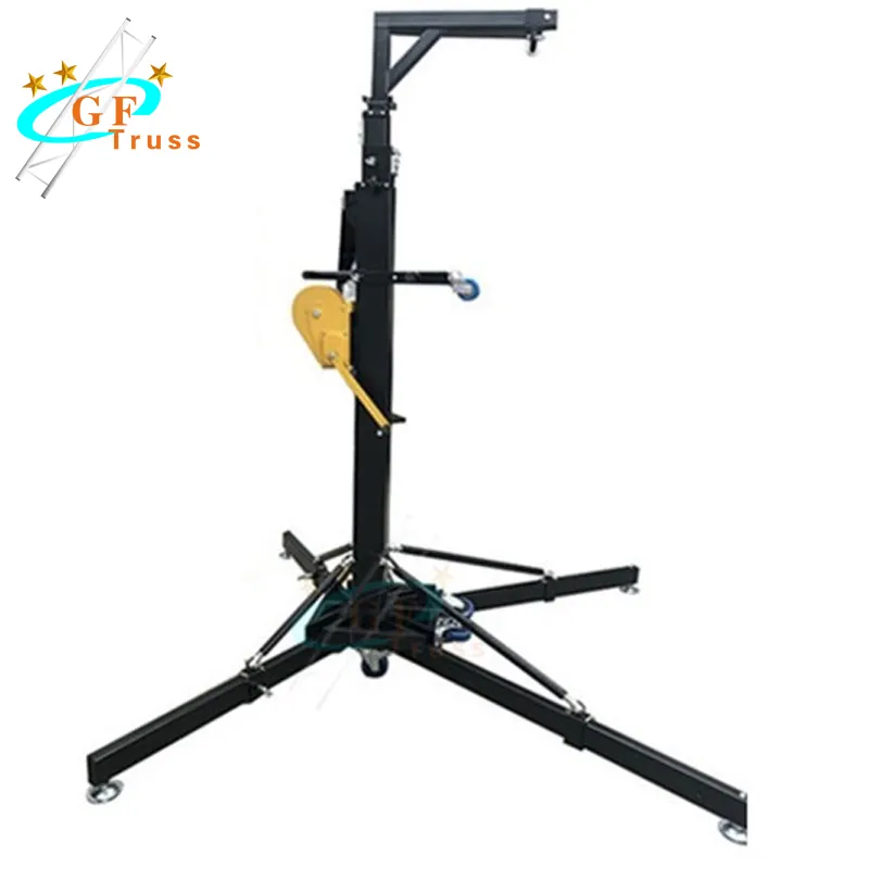 Guofeng Crank Stand 2-6M Adjustable Height Lifter Line Array Lifting Tower For Sound Speakers